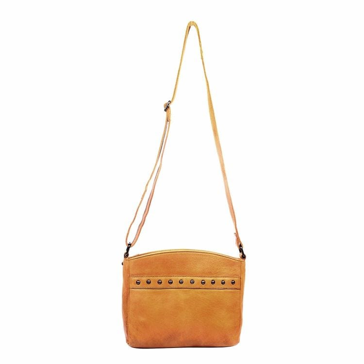 Concealed Carry Autumn Crossbody in Mustard – concealment pocket 4