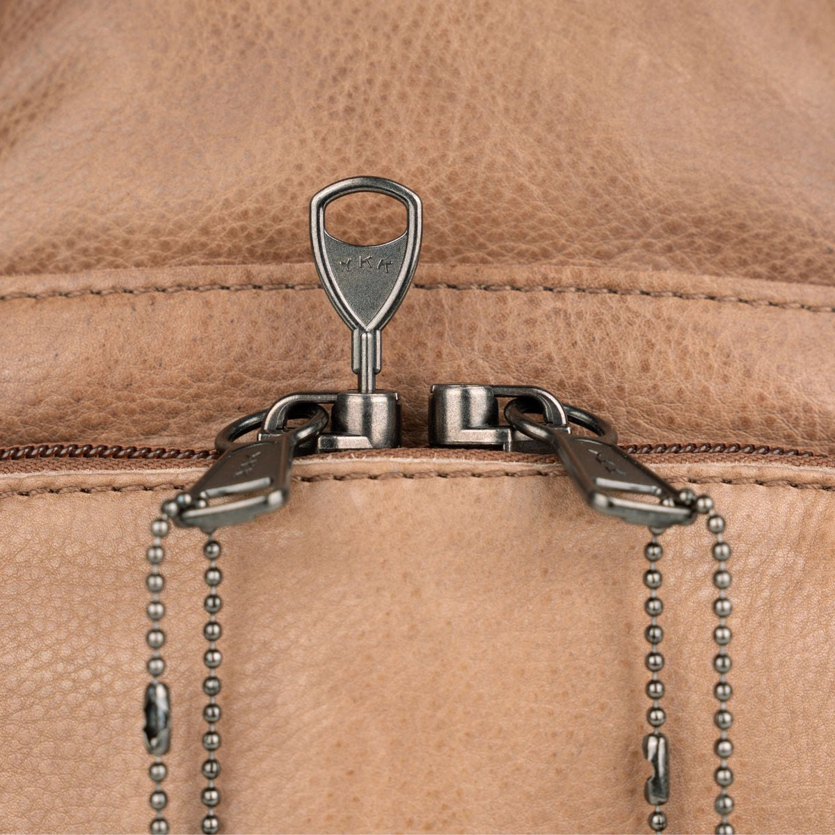 Concealed Carry Unisex Taylor Leather Sling Backpack in Cognac – additional view 2