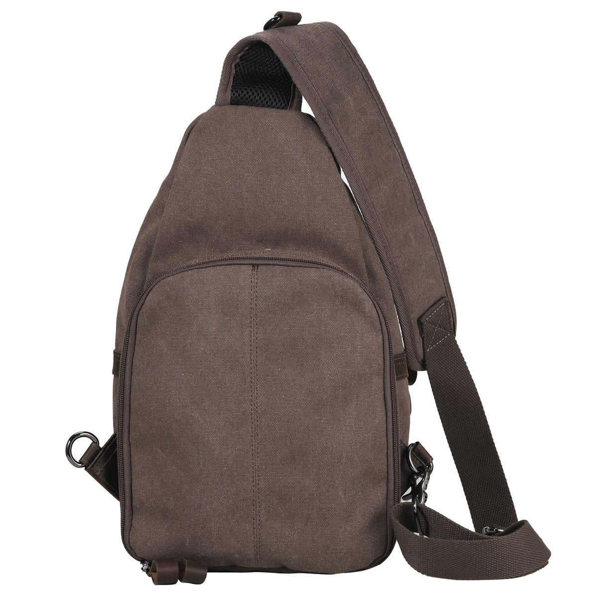 Concealed Carry Colt Canvas Sling in Dark Brown – back view