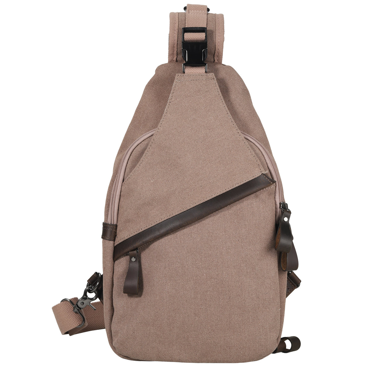 Concealed Carry Colt Canvas Sling in Light Brown – front view