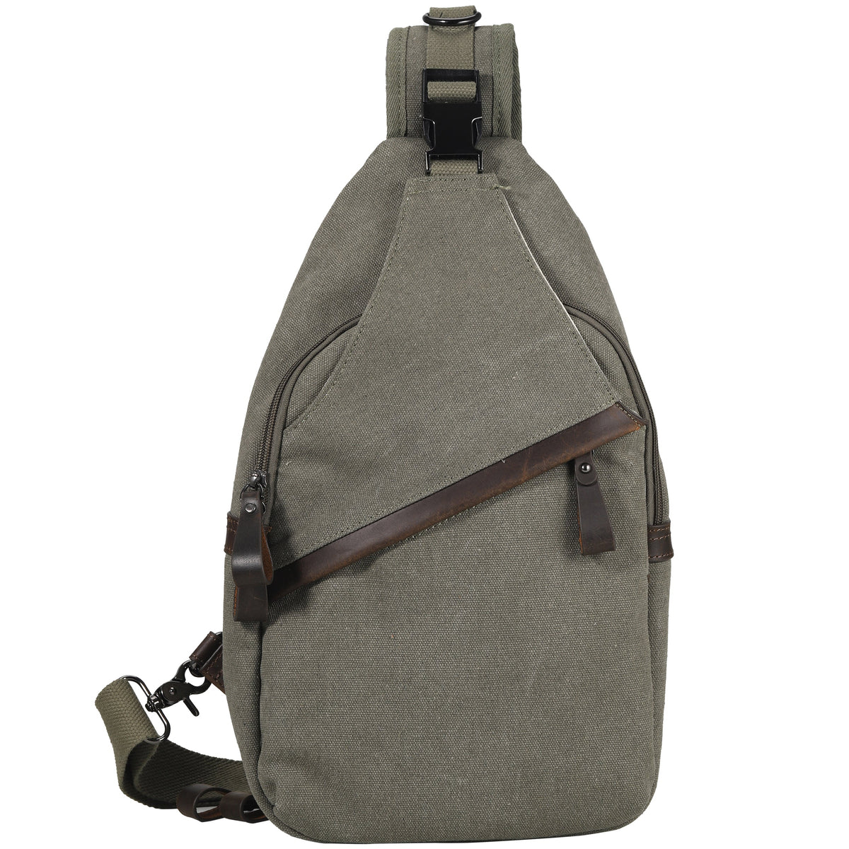 Concealed Carry Colt Canvas Sling in Olive – front view
