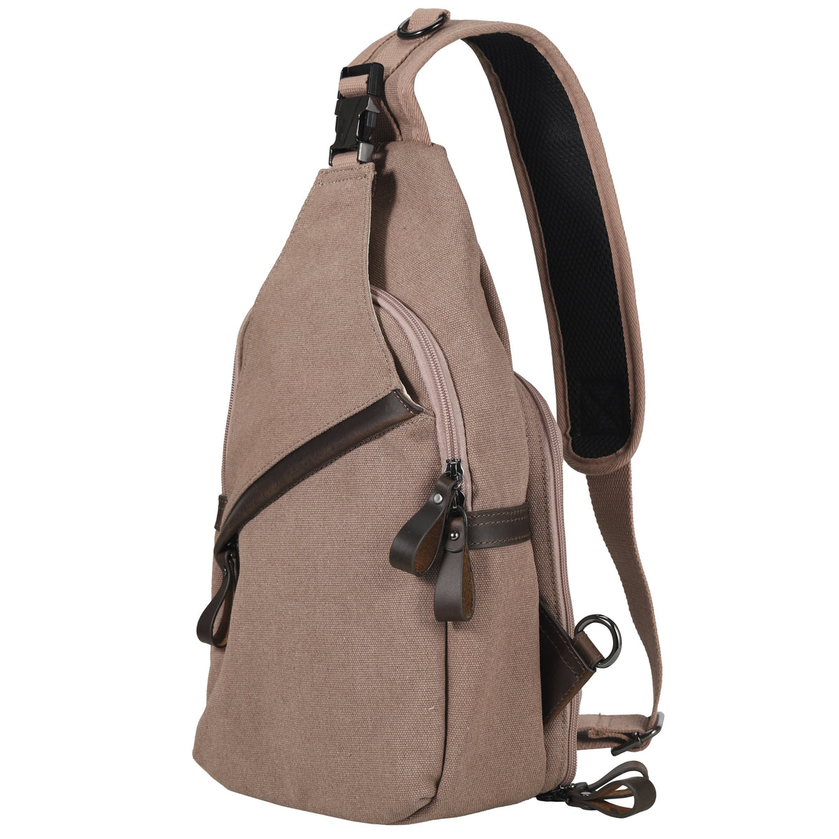 Concealed Carry Colt Canvas Sling in Light Brown – side view