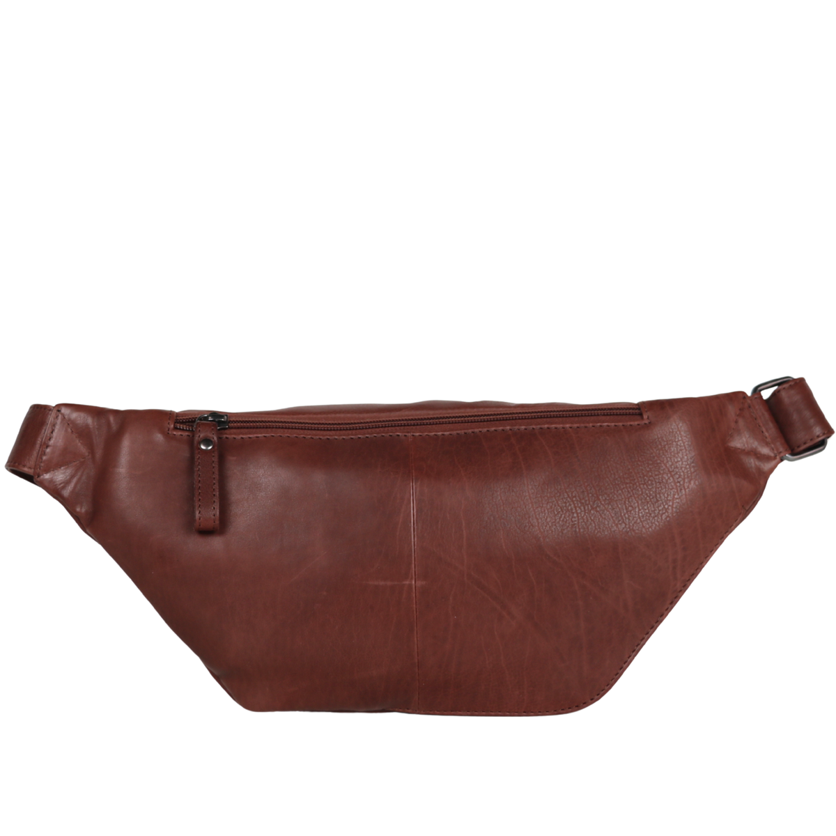Concealed Carry Charlie Magnetic Leather Sling in Plum – back view 2