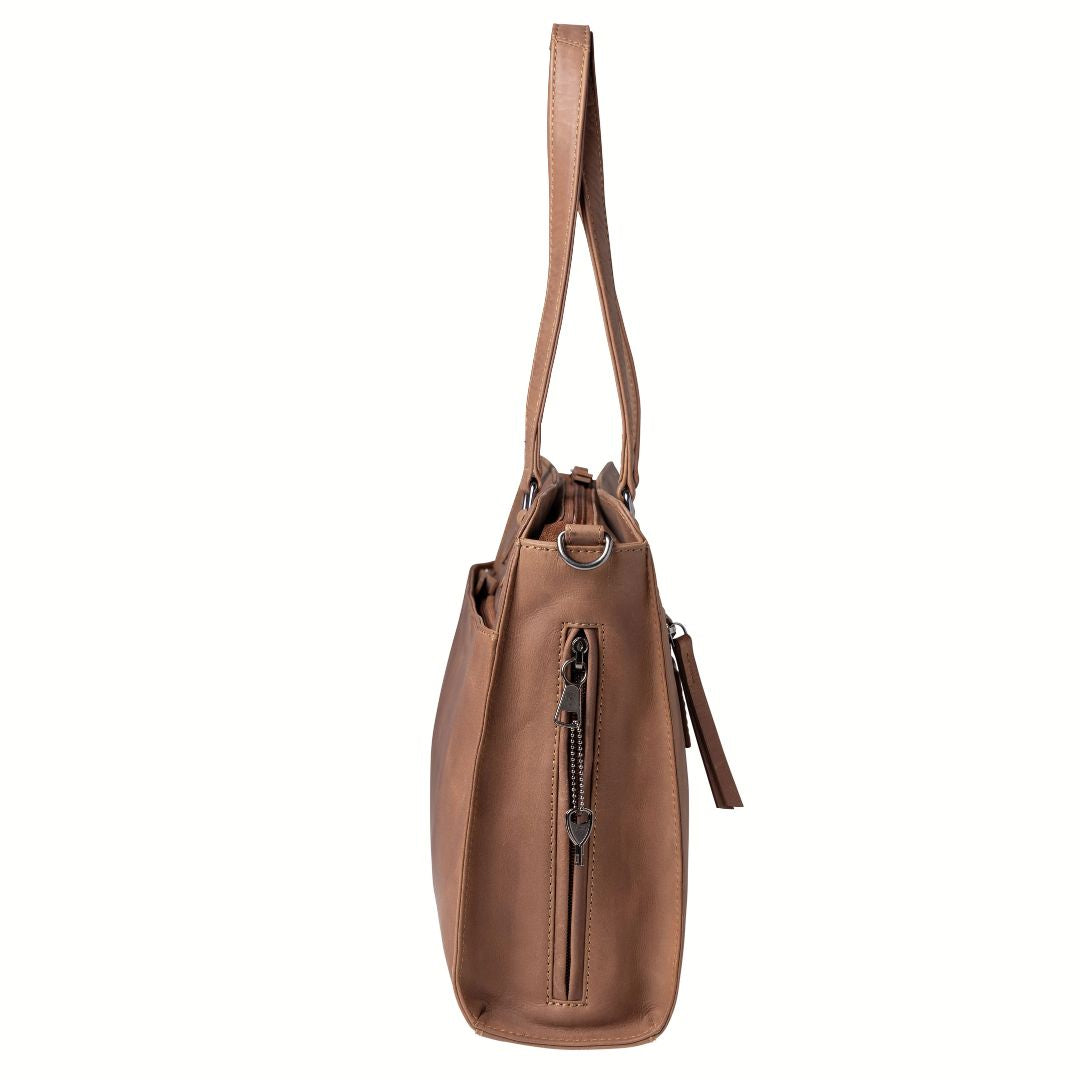 Concealed Carry Willow Computer Satchel – side view 2
