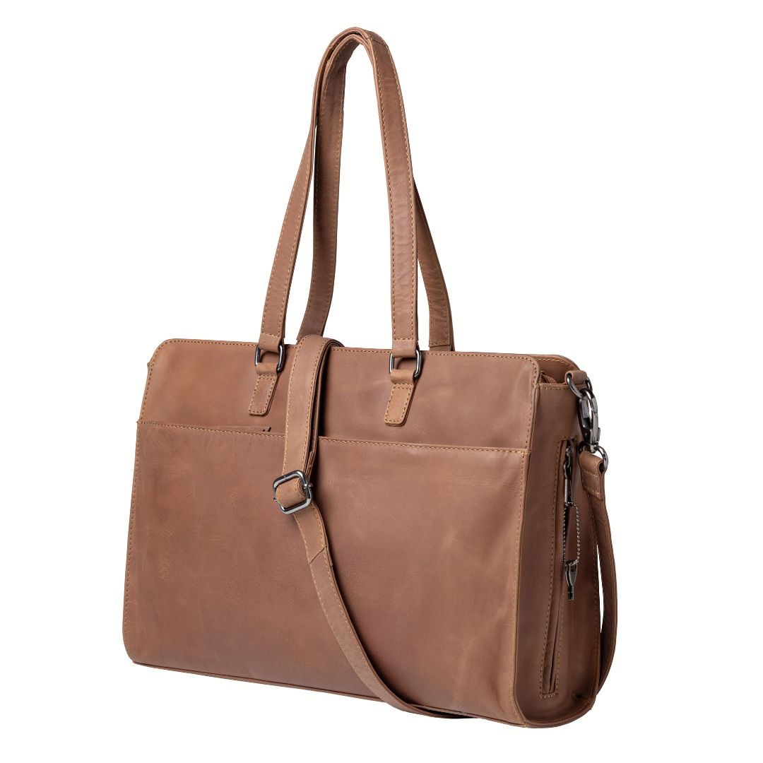 Concealed Carry Willow Computer Satchel – side view