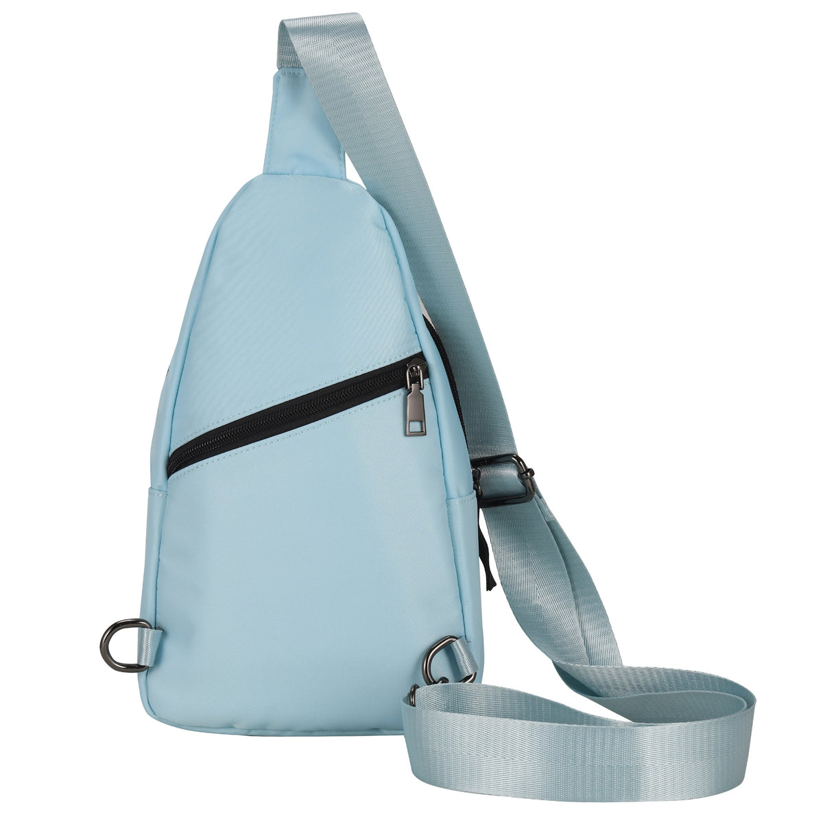 Concealed Carry Sarah Nylon Sling in Aqua – back view