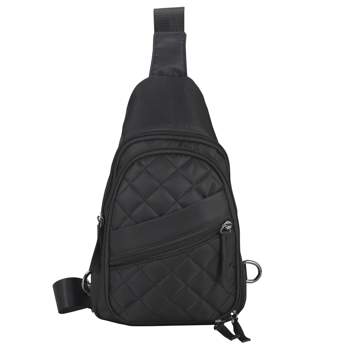 Concealed Carry Sarah Nylon Sling in Black – back view