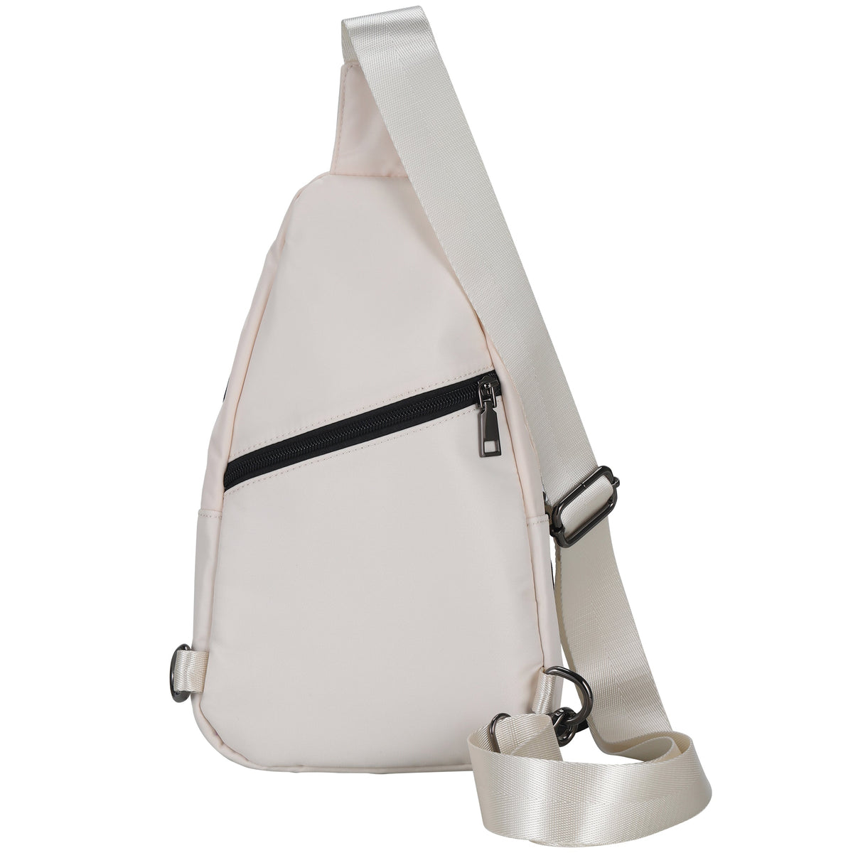 Concealed Carry Sarah Nylon Sling in Cream – back view