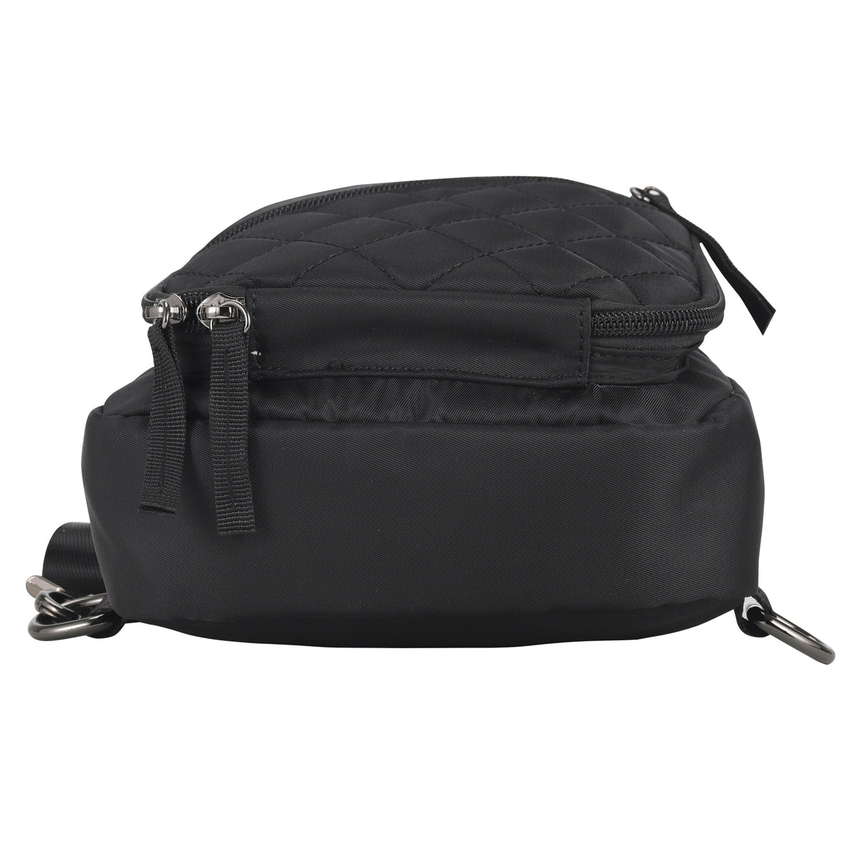 Concealed Carry Sarah Nylon Sling in Black – bottom view