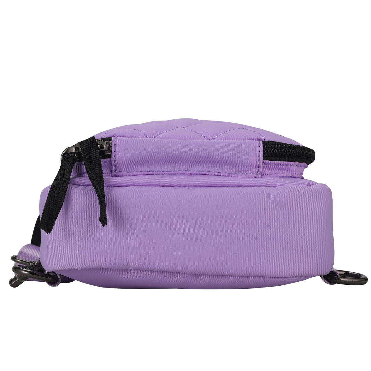 Concealed Carry Sarah Nylon Sling in Lilac – bottom view