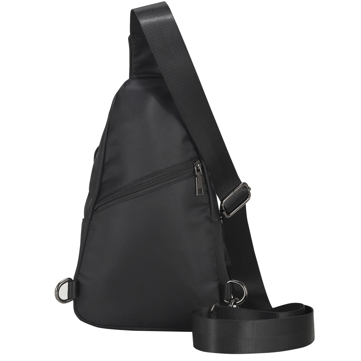 Concealed Carry Sarah Nylon Sling in Black – front view