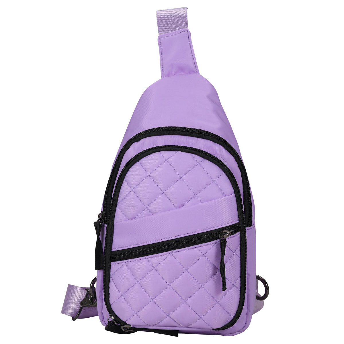 Concealed Carry Sarah Nylon Sling in Lilac – front view