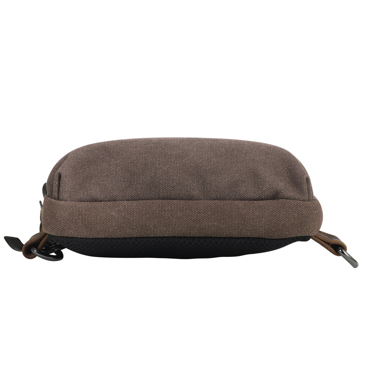 Concealed Carry Sling Bag in Dark Brown – bottom view