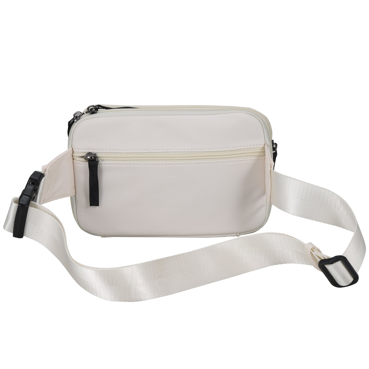 Concealed Carry Molly Nylon Fanny Pack/Sling in Cream – back view