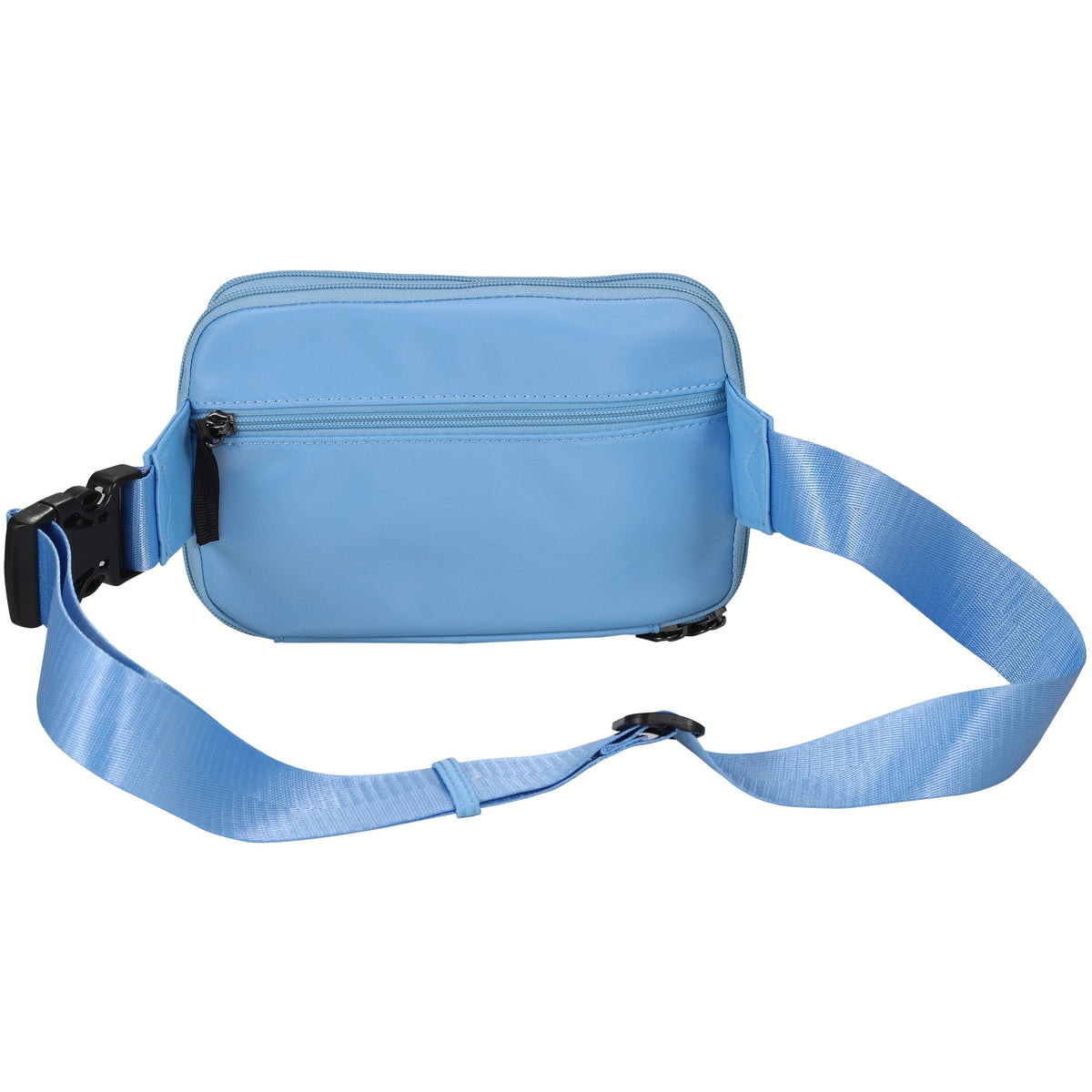 Concealed Carry Molly Nylon Fanny Pack/Sling in Sky Blue – back view