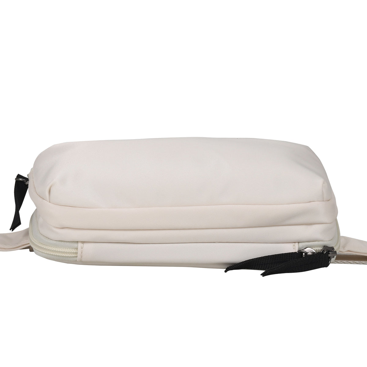 Concealed Carry Molly Nylon Fanny Pack/Sling in Cream – bottom view
