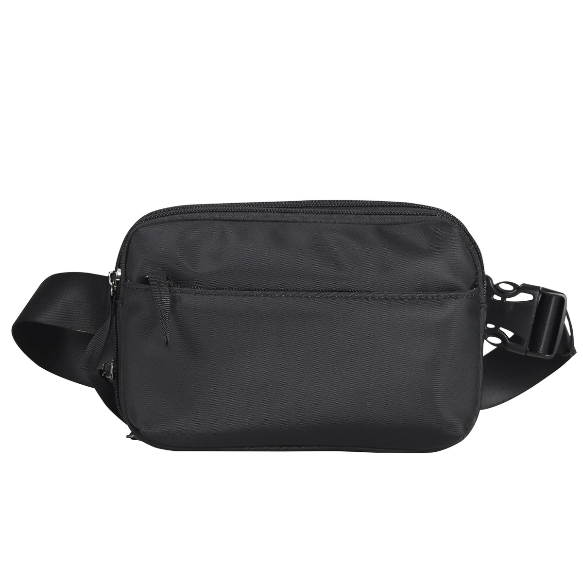 Concealed Carry Molly Nylon Fanny Pack/Sling in Black – front view