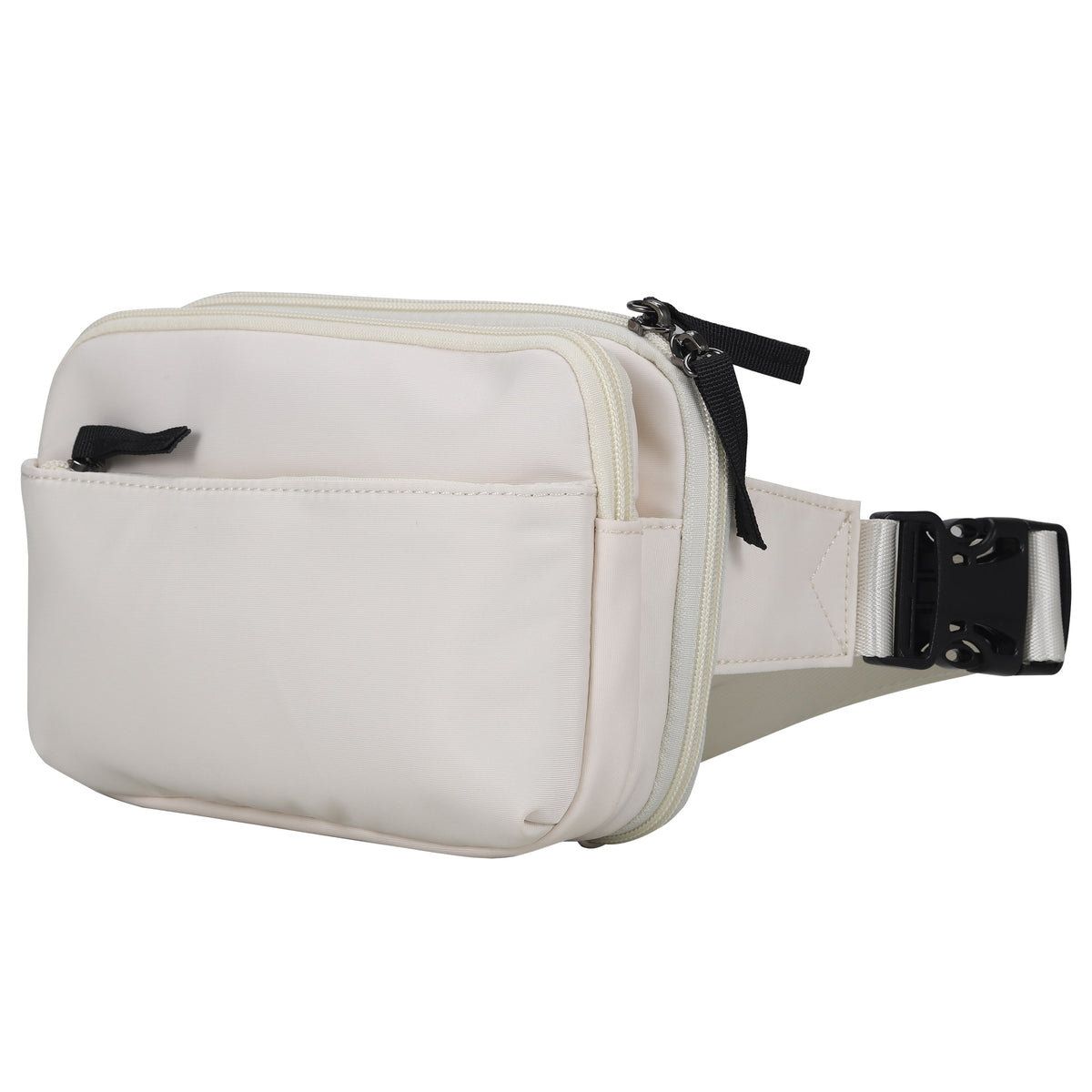 Concealed Carry Molly Nylon Fanny Pack/Sling in Cream – side view