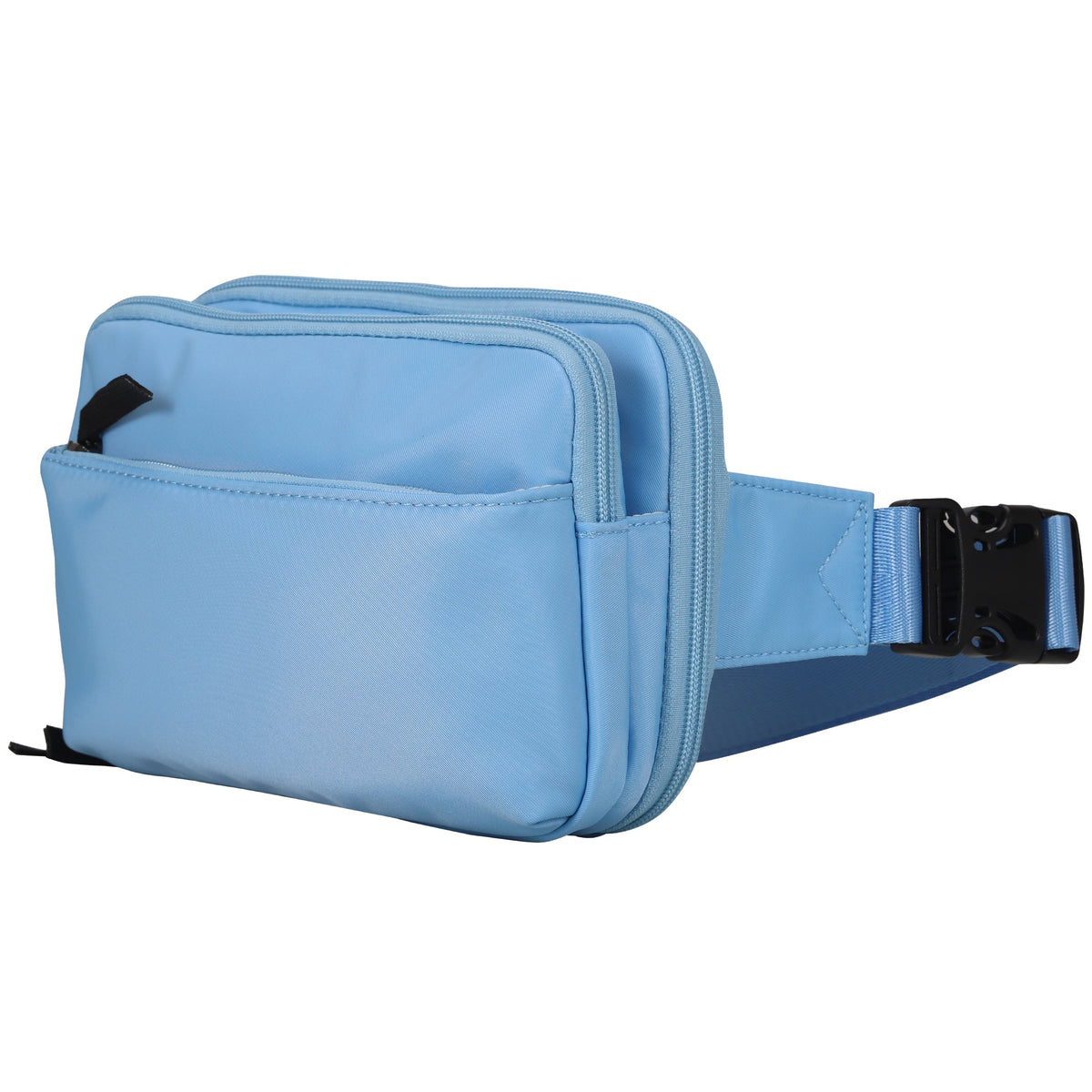 Concealed Carry Molly Nylon Fanny Pack/Sling in Sky Blue – side view