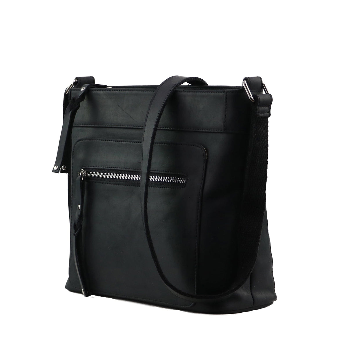 Delaney Concealed Carry Crossbody in Dark Mahogany – side view 2