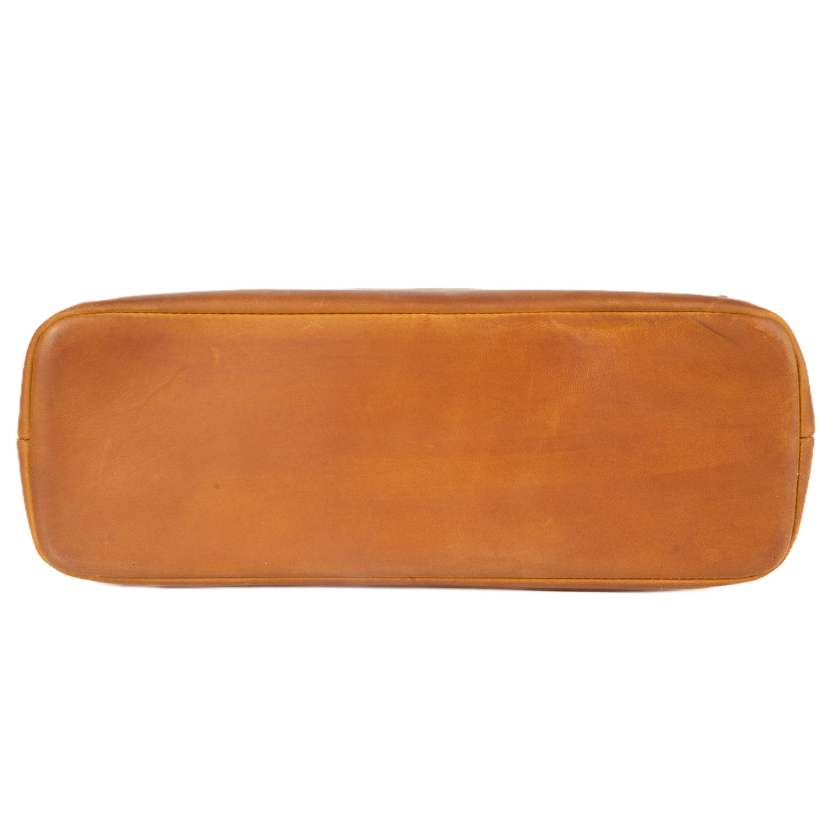 Concealed Carry Delaney Leather Crossbody in Distressed Light Brown – bottom view